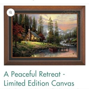 Thomas Kinkade oil canvas